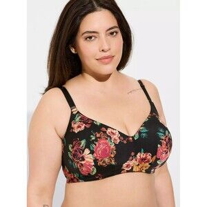Torrid Curve 360 Back Smoothing Everyday Bra‎ 40DDD Wire Free Lightly Lined